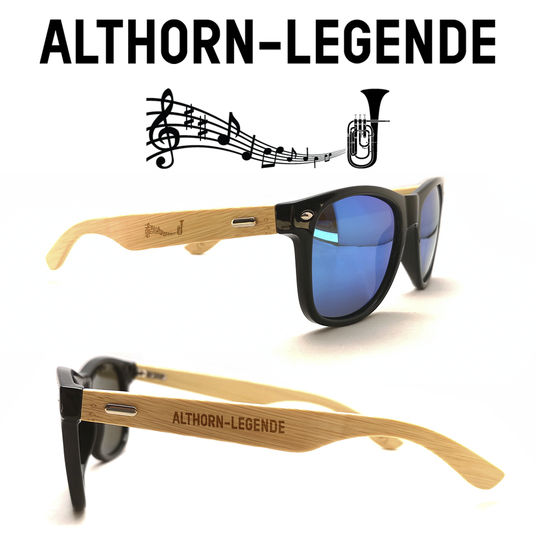 Sonnenbrille "Althorn Legende" mit Bambus-Bügeln