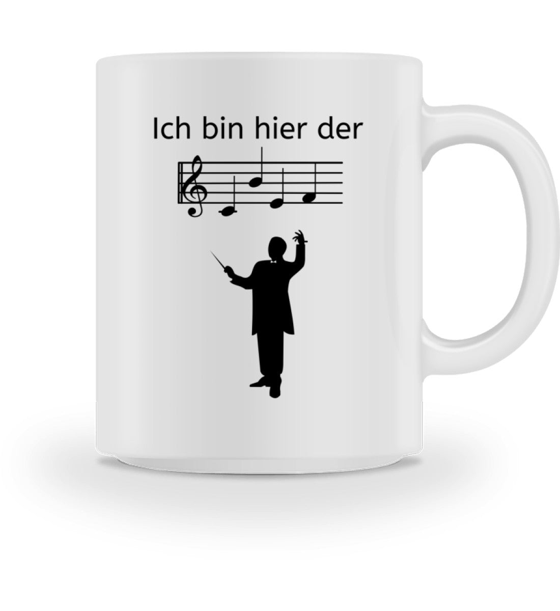 Ich bin Hier der Chef Lustige Dirigenten Tasse