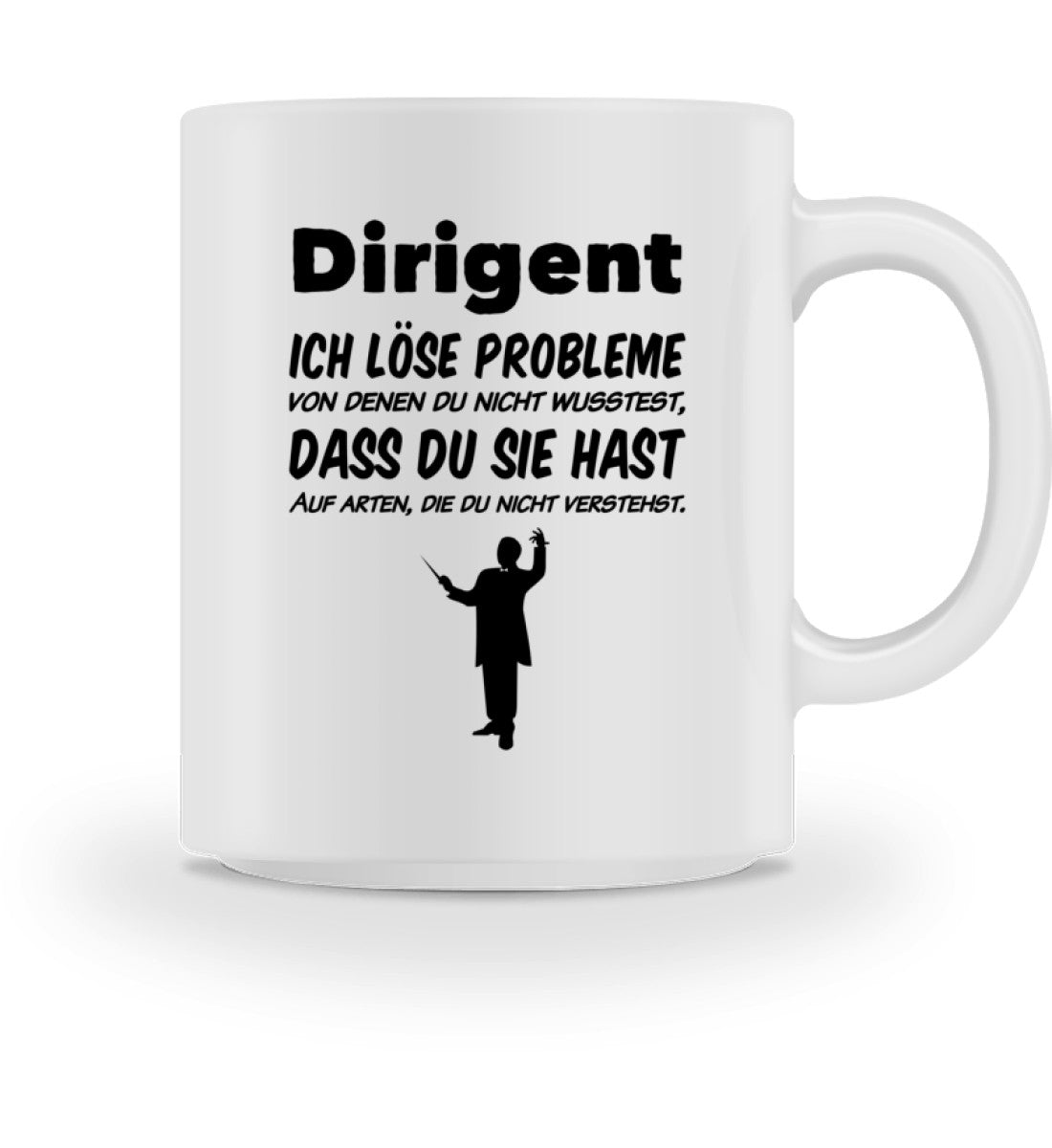 Lustige Dirigenten Kaffeetasse