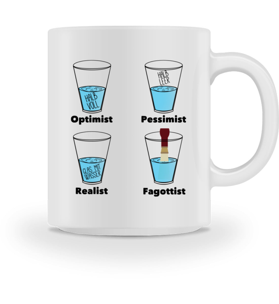 Fagottist Ideal für Fagott Musiker – Tasse