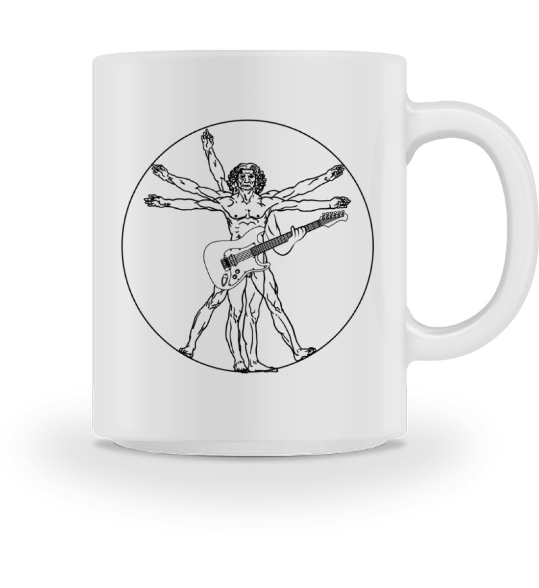 Da Vinci Gitarristen-Tasse