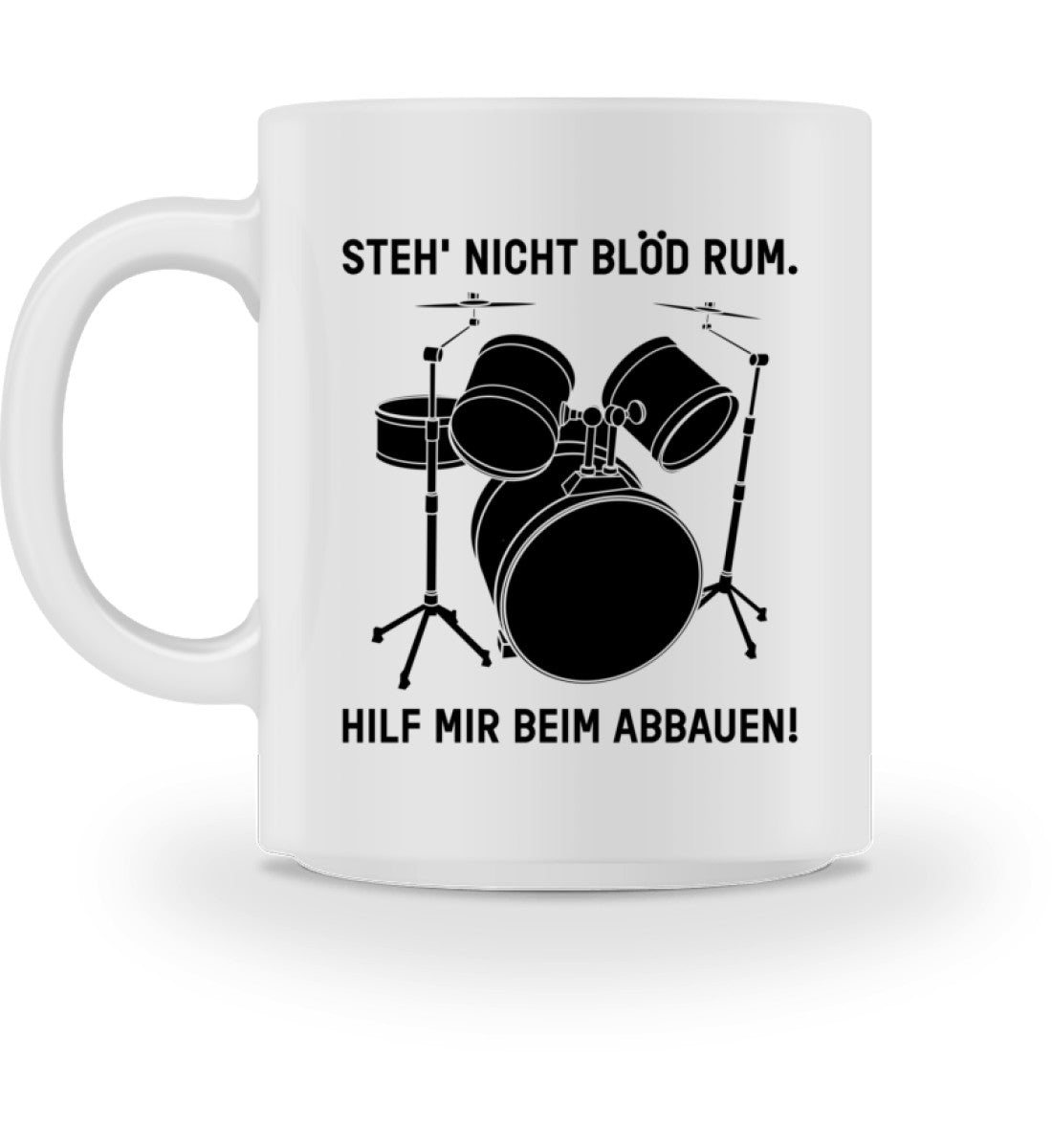 Lustige Schlagzeug Abbauen Tasse