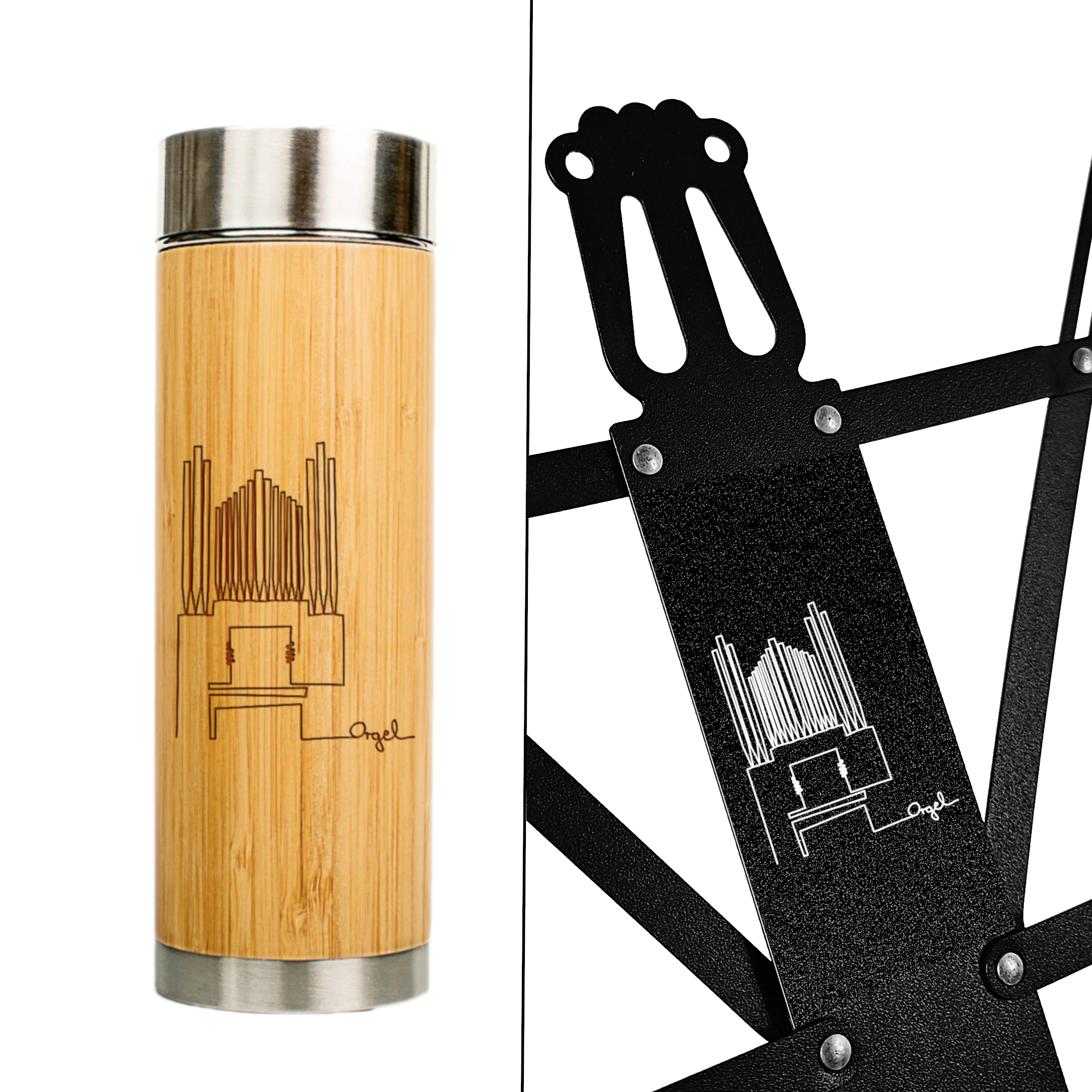 Chorchester-Paket Notenständer und Thermoskanne One-Line