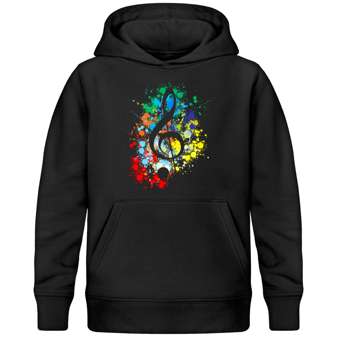 Musiker Splash Design – Premium Bio Kinder Hoodie