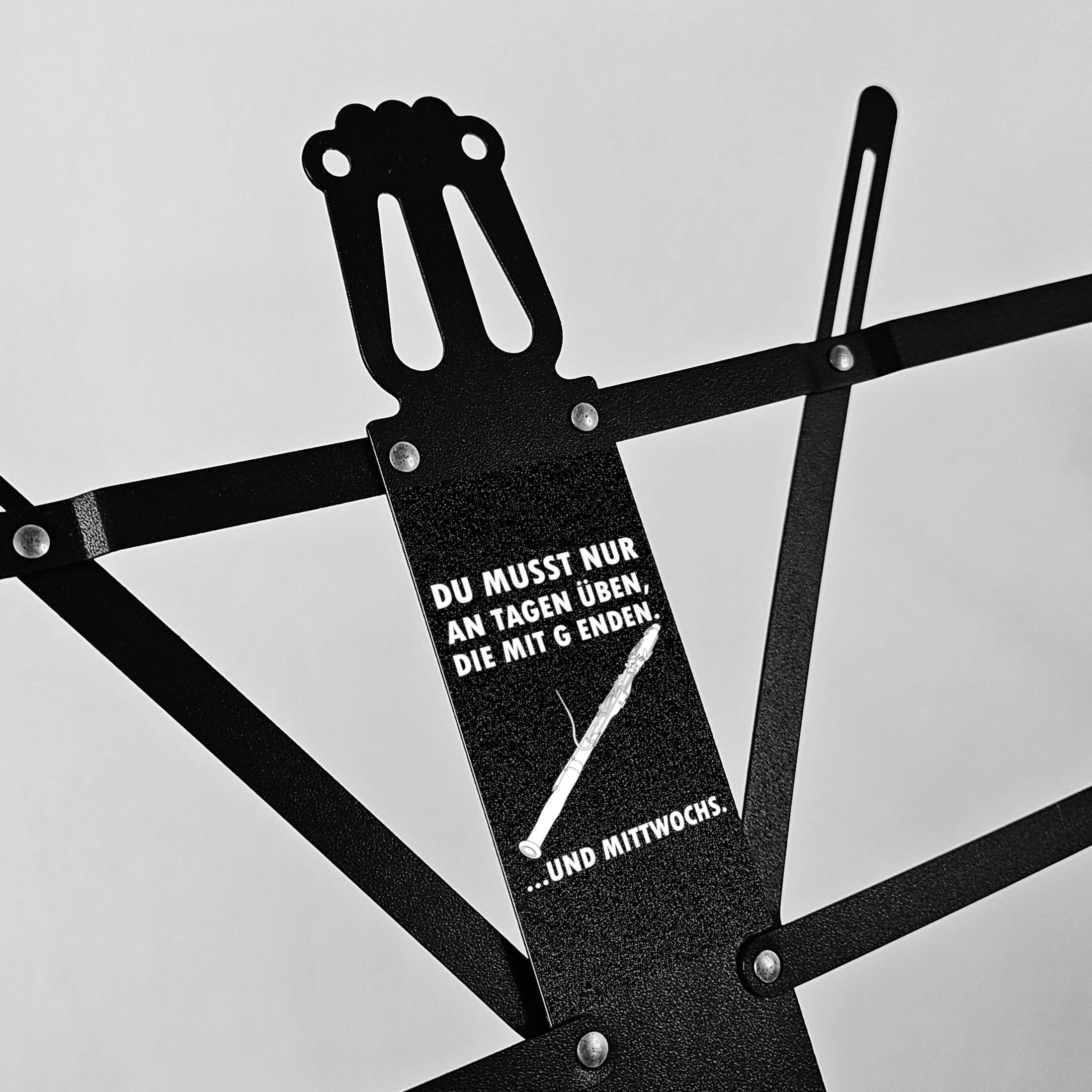 Notenständer "Du musst üben"