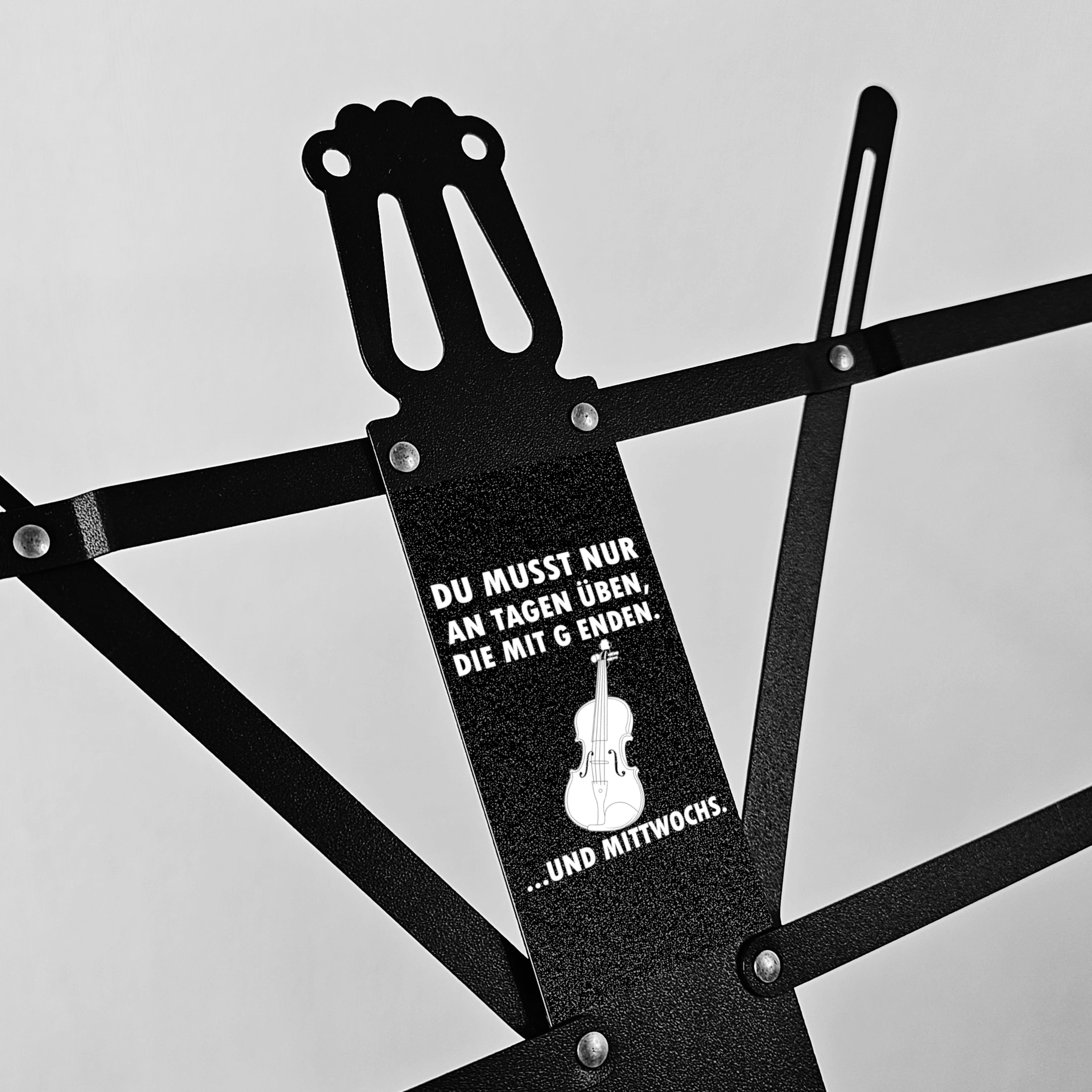Notenständer "Du musst üben"