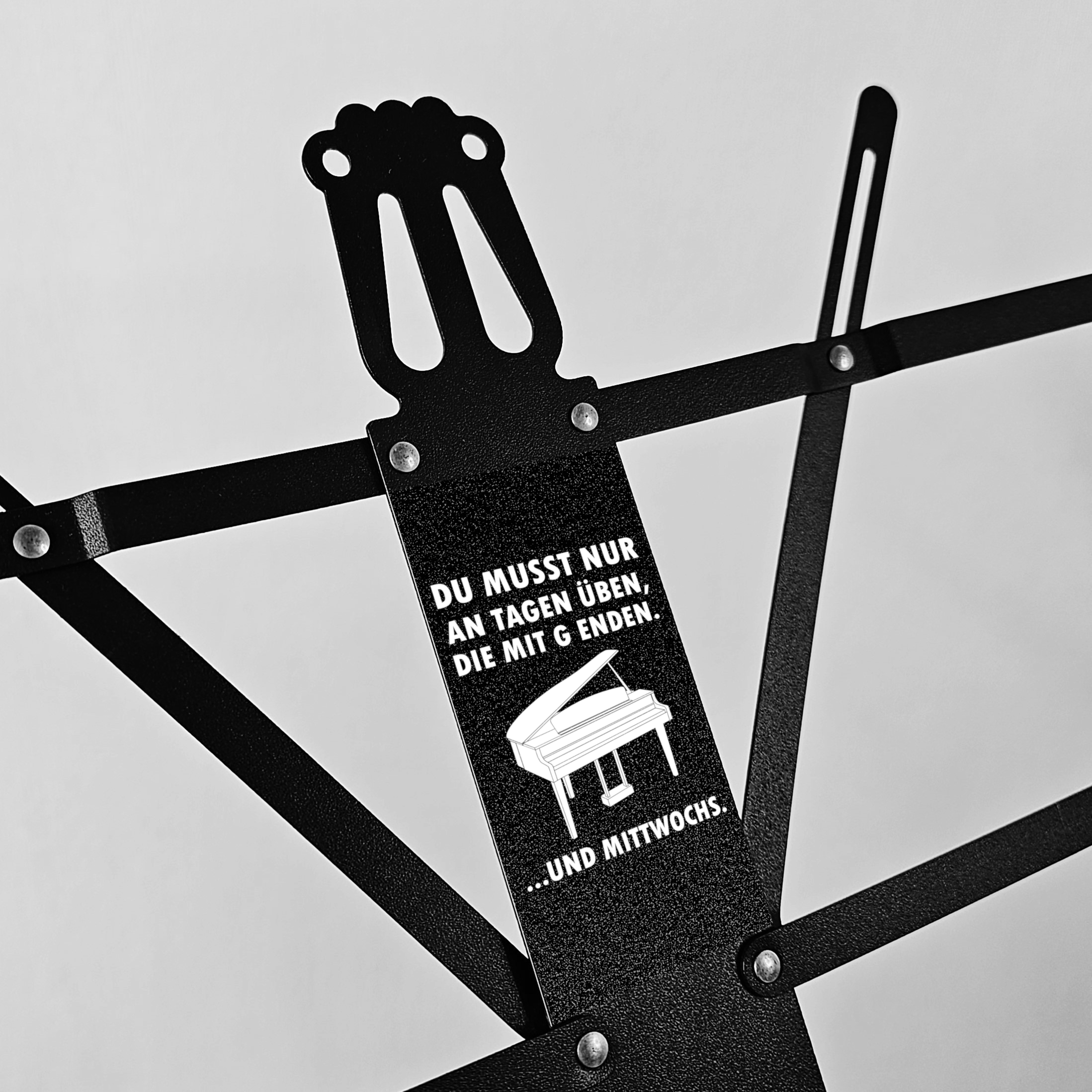 Notenständer "Du musst üben"