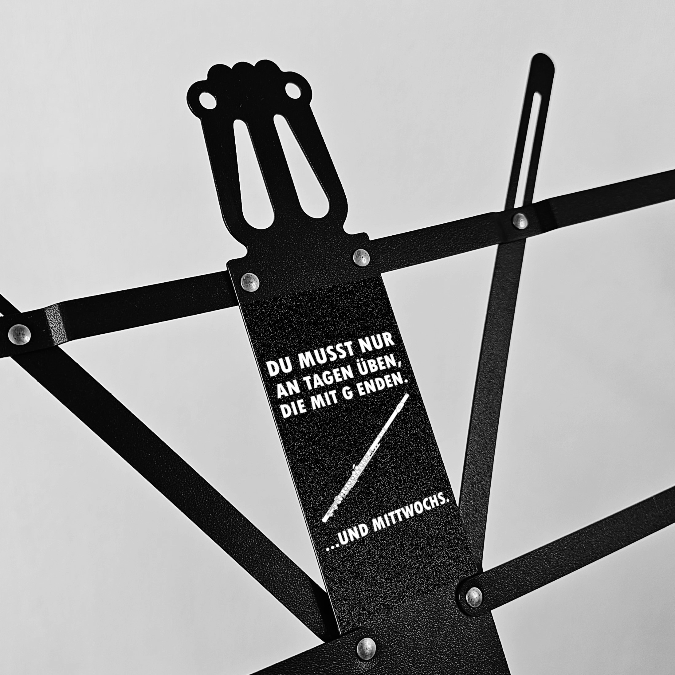 Notenständer "Du musst üben"