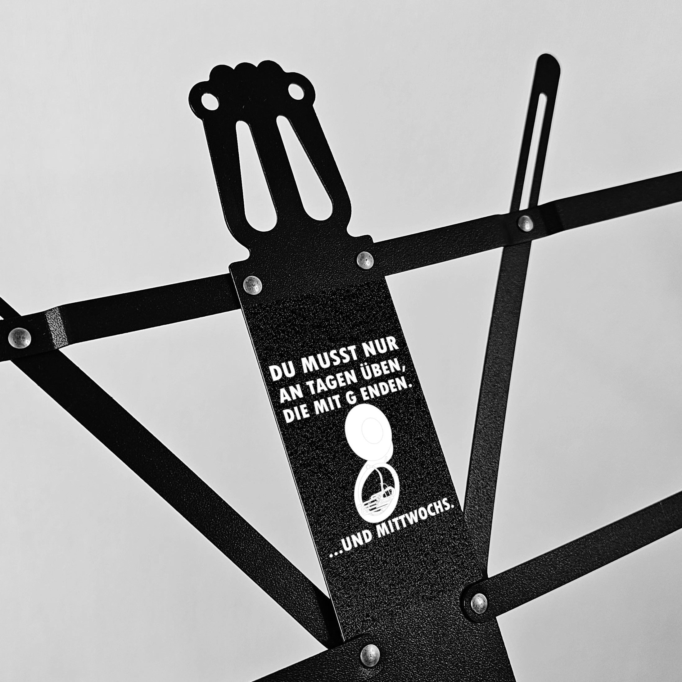 Notenständer "Du musst üben"