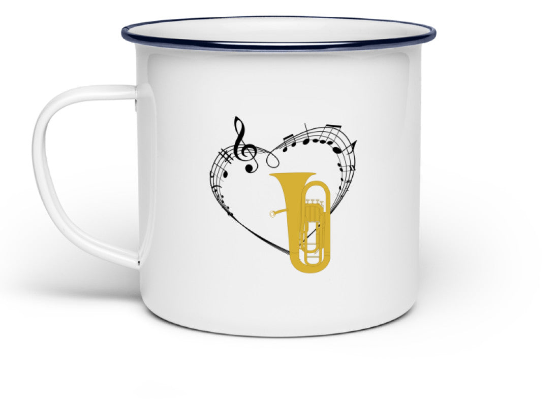 Emaille Tasse Tuba