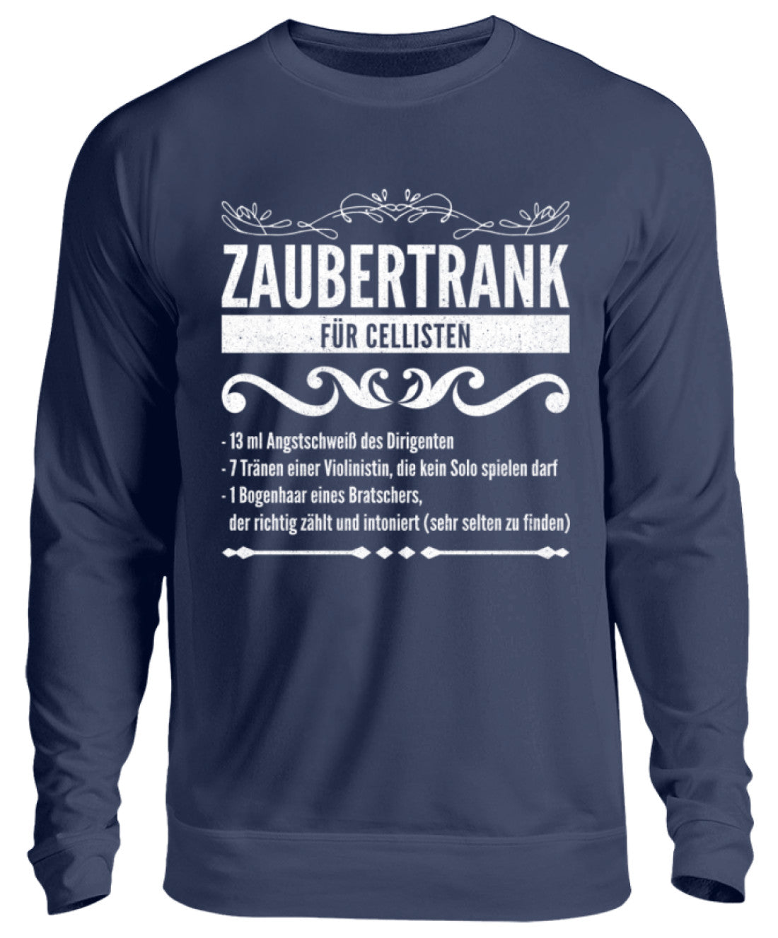 Lustiger Cello Pullover