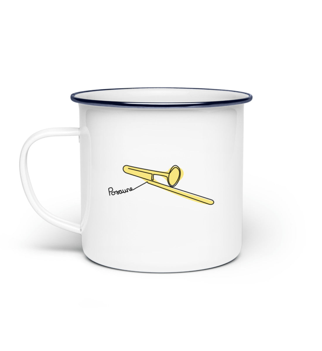 Posaune Emaille Tasse