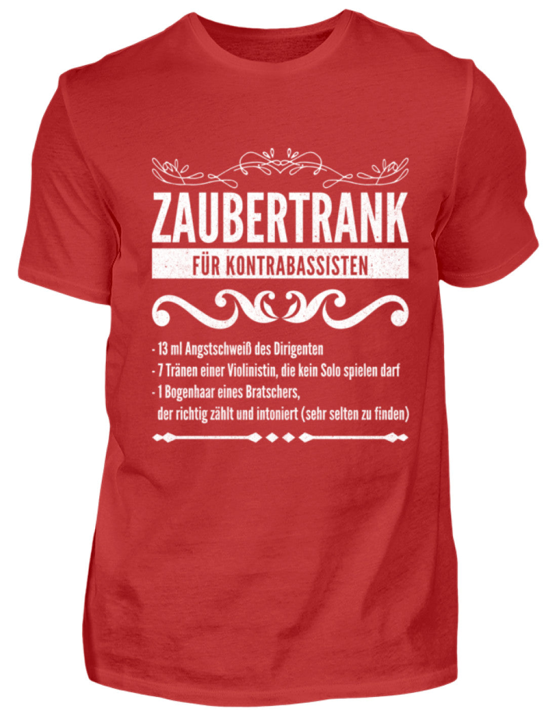 Musiker T-Shirt Kontrabass