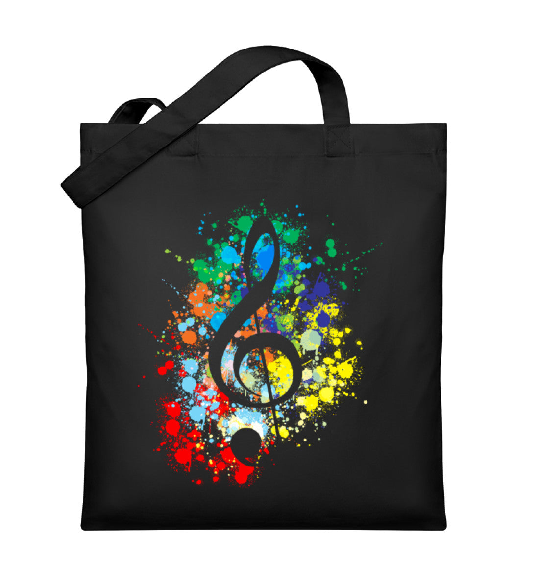 Violinschlüssel Splash Design Notentasche