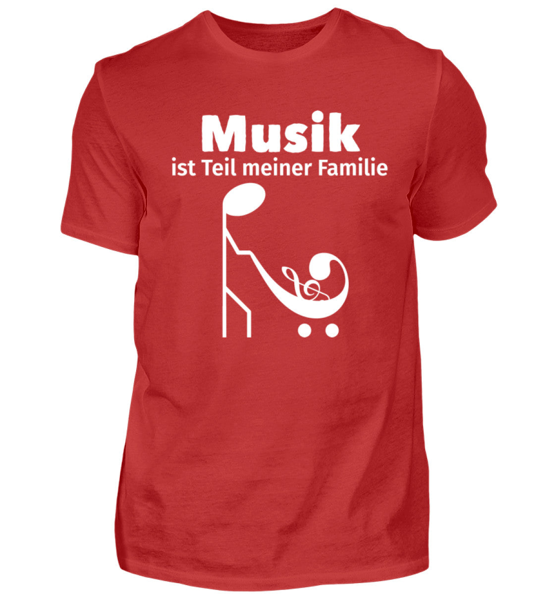 Musik Familie T-Shirt Rot