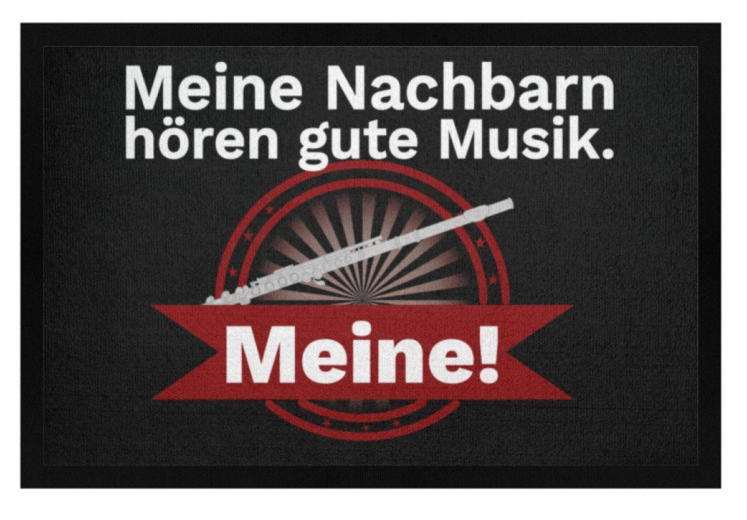 Querflöte Fußmatte