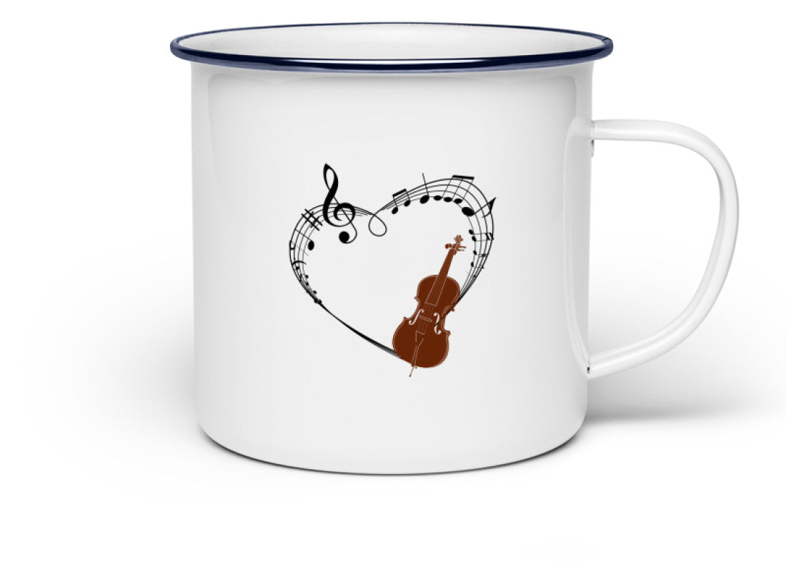 Cello Emaille Tasse