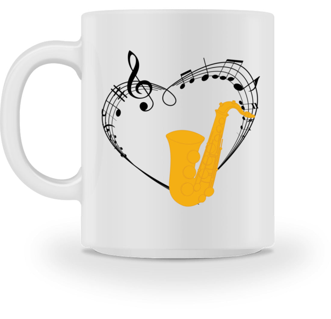 Saxophon Kaffeetasse
