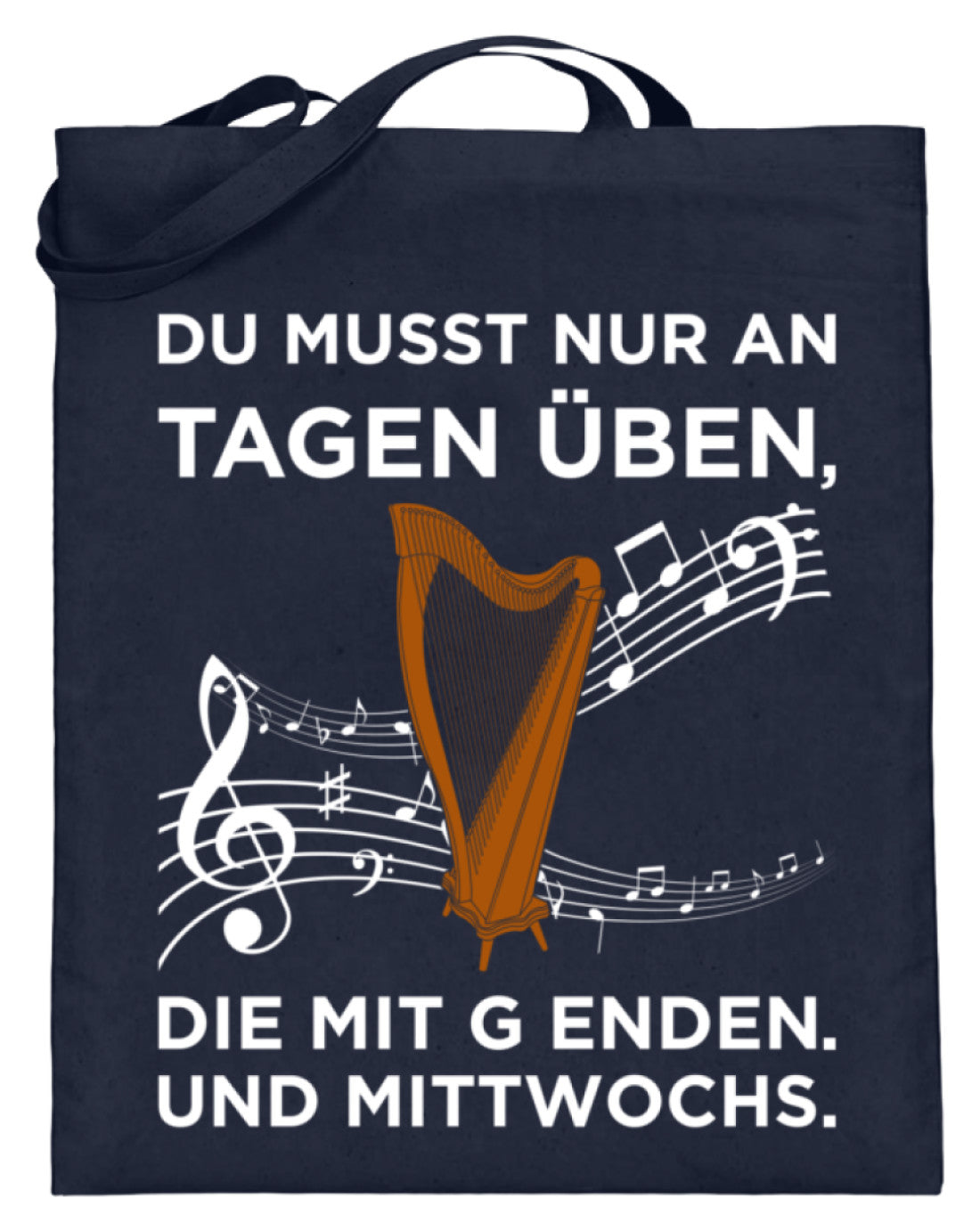 Lustige Harfen Notentasche