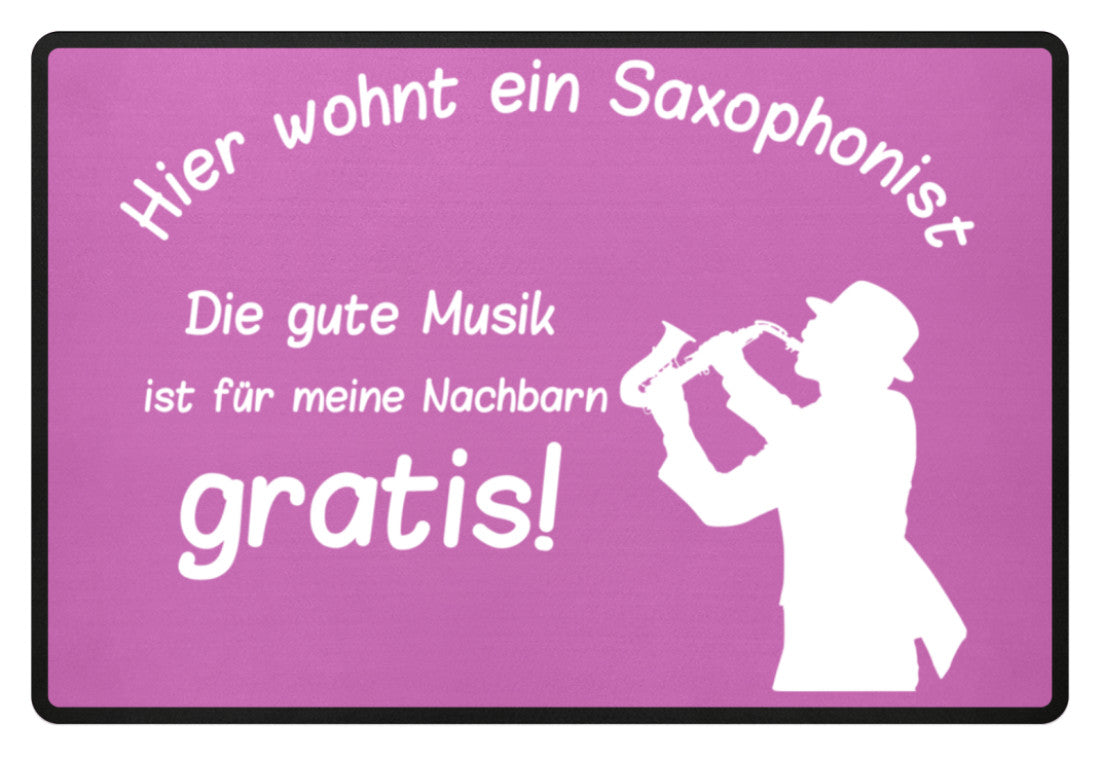 Fußmatte Saxophon