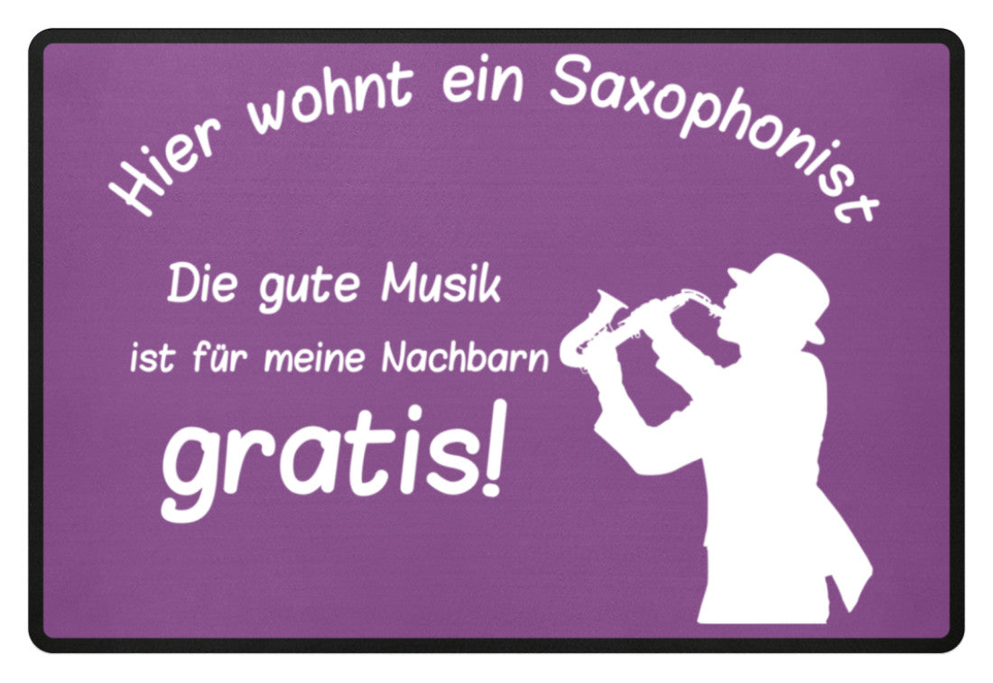 Fußmatte Saxophon