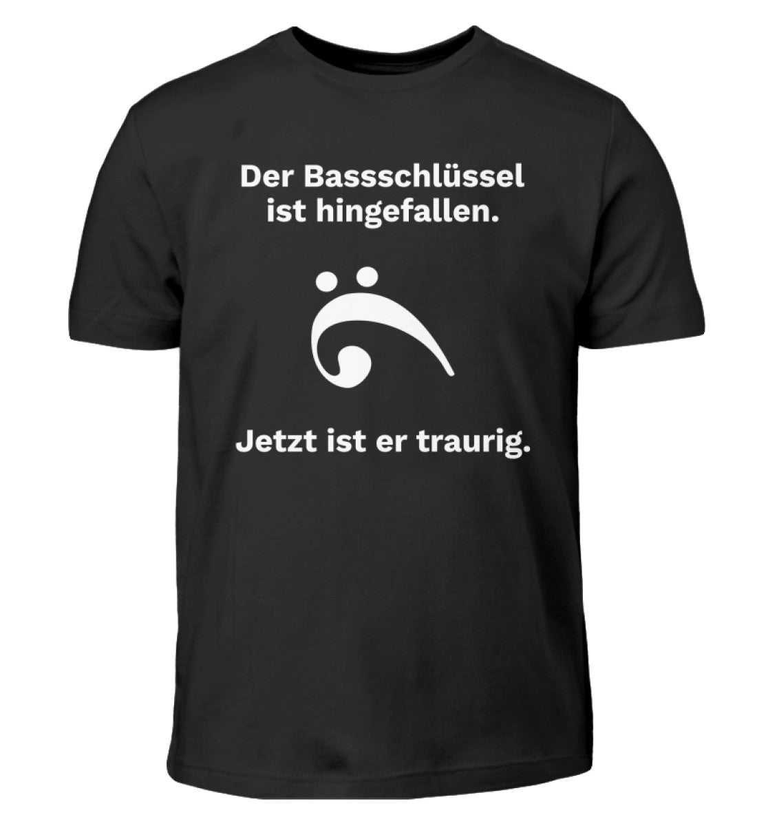 Bassschlüssel Kinder T-Shirt