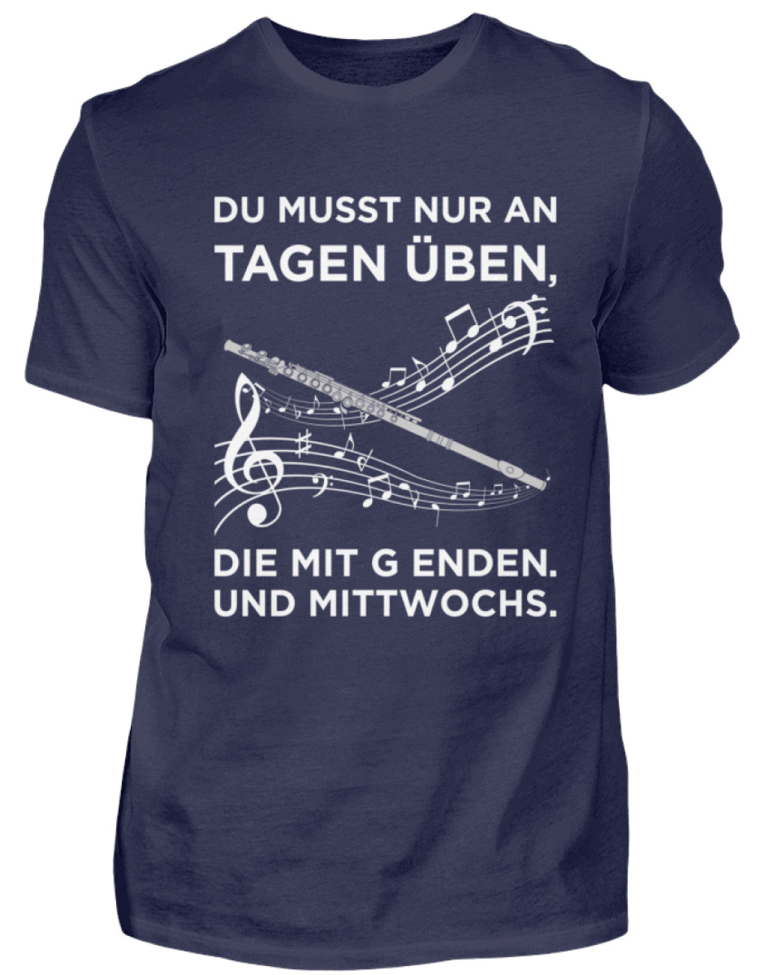 Lustiges Querflöten T-Shirt