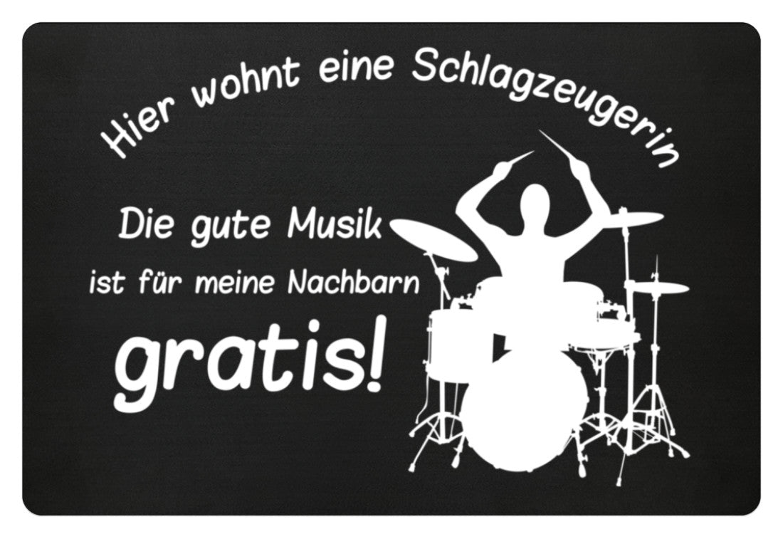 Fußmatte Schlagzeug