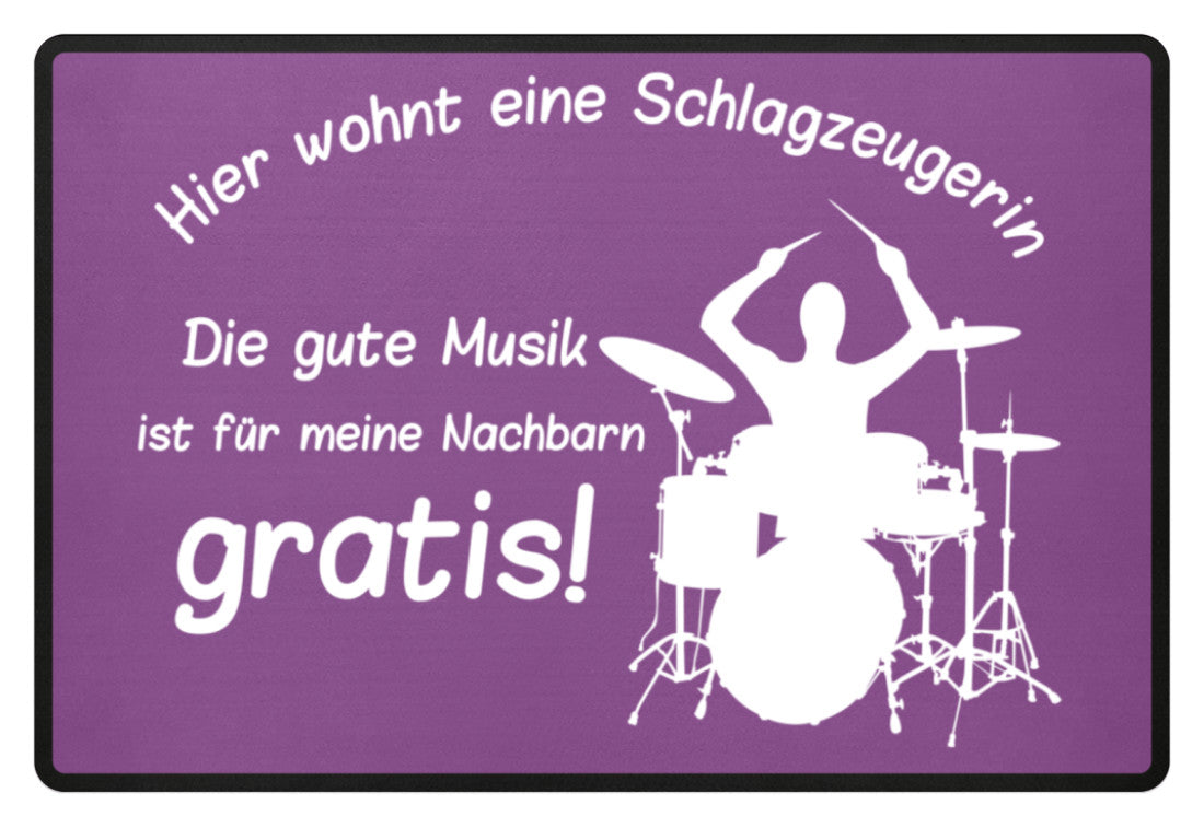 Fußmatte Schlagzeug