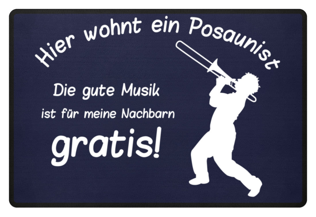 Fußmatte Posaune