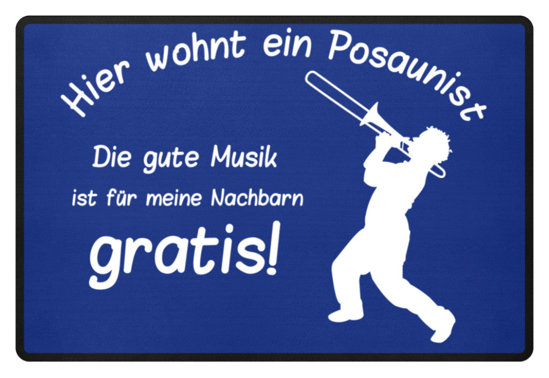 Fußmatte Posaune
