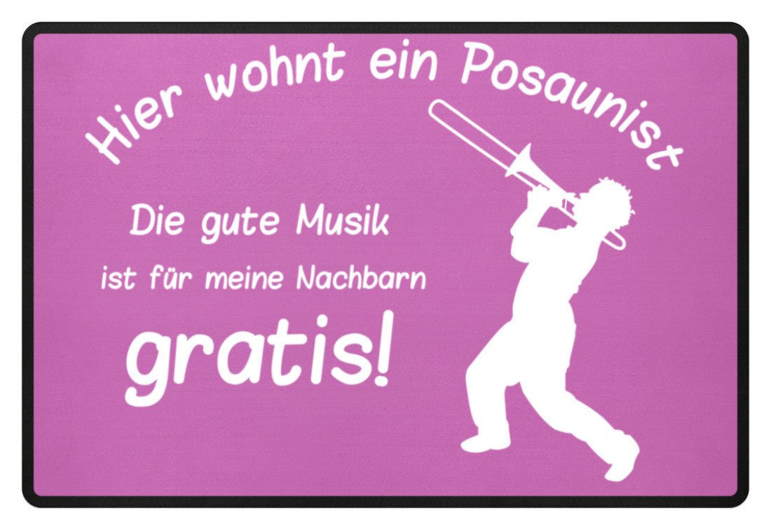 Fußmatte Posaune