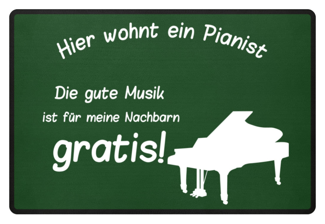 Fußmatte Pianist Klavier