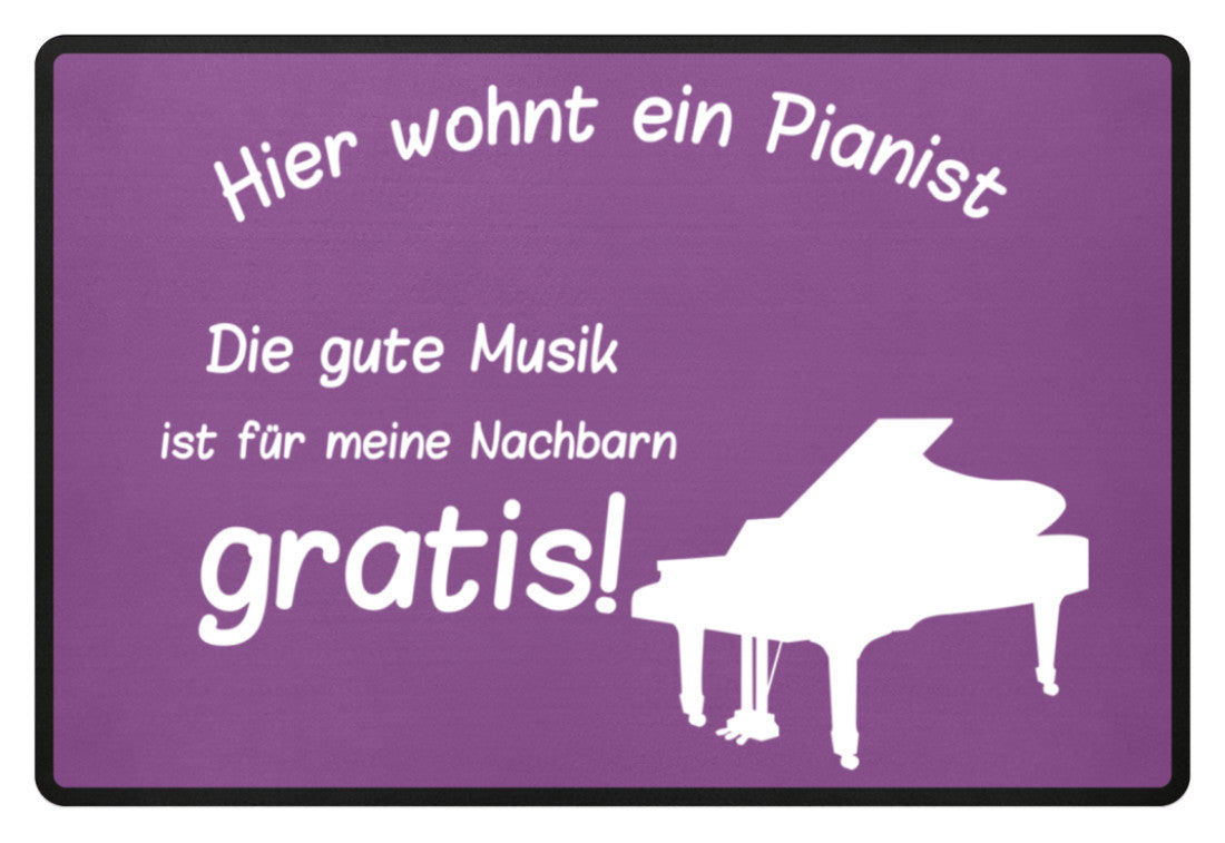 Fußmatte Pianist Klavier