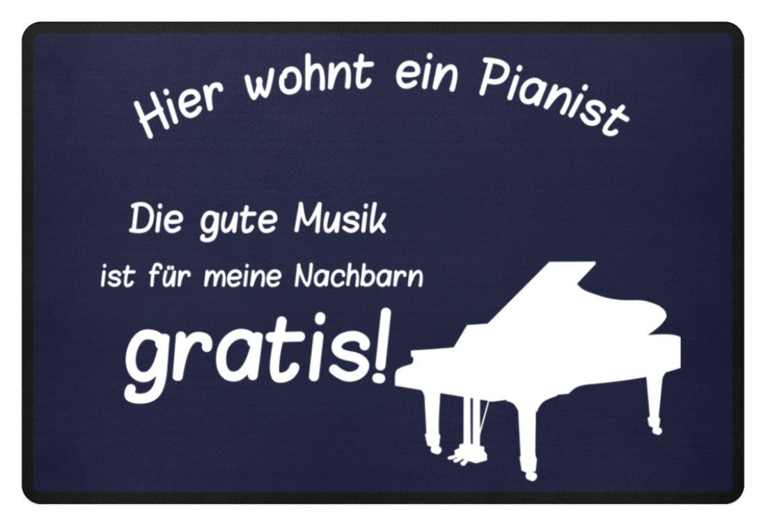 Fußmatte Pianist Klavier