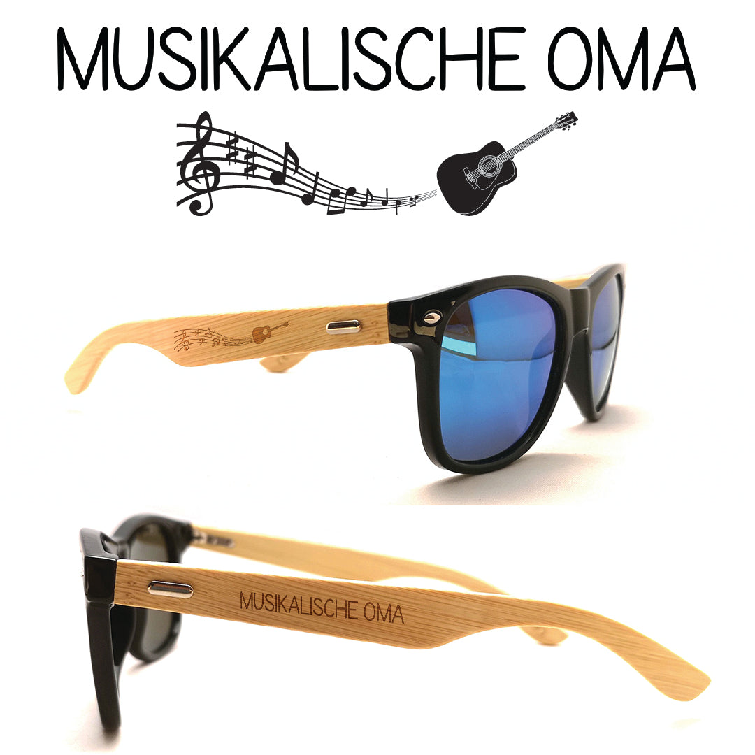 Musiker Sonnenbrillen Gitarre Oma
