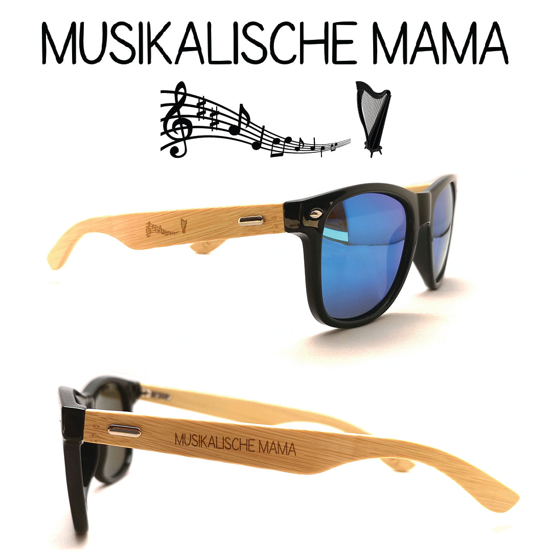 Musiker Sonnenbrillen Harfe Mama