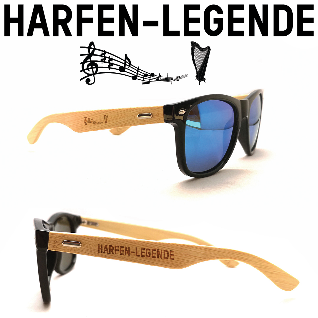 Musiker Sonnenbrillen Harfen Legende