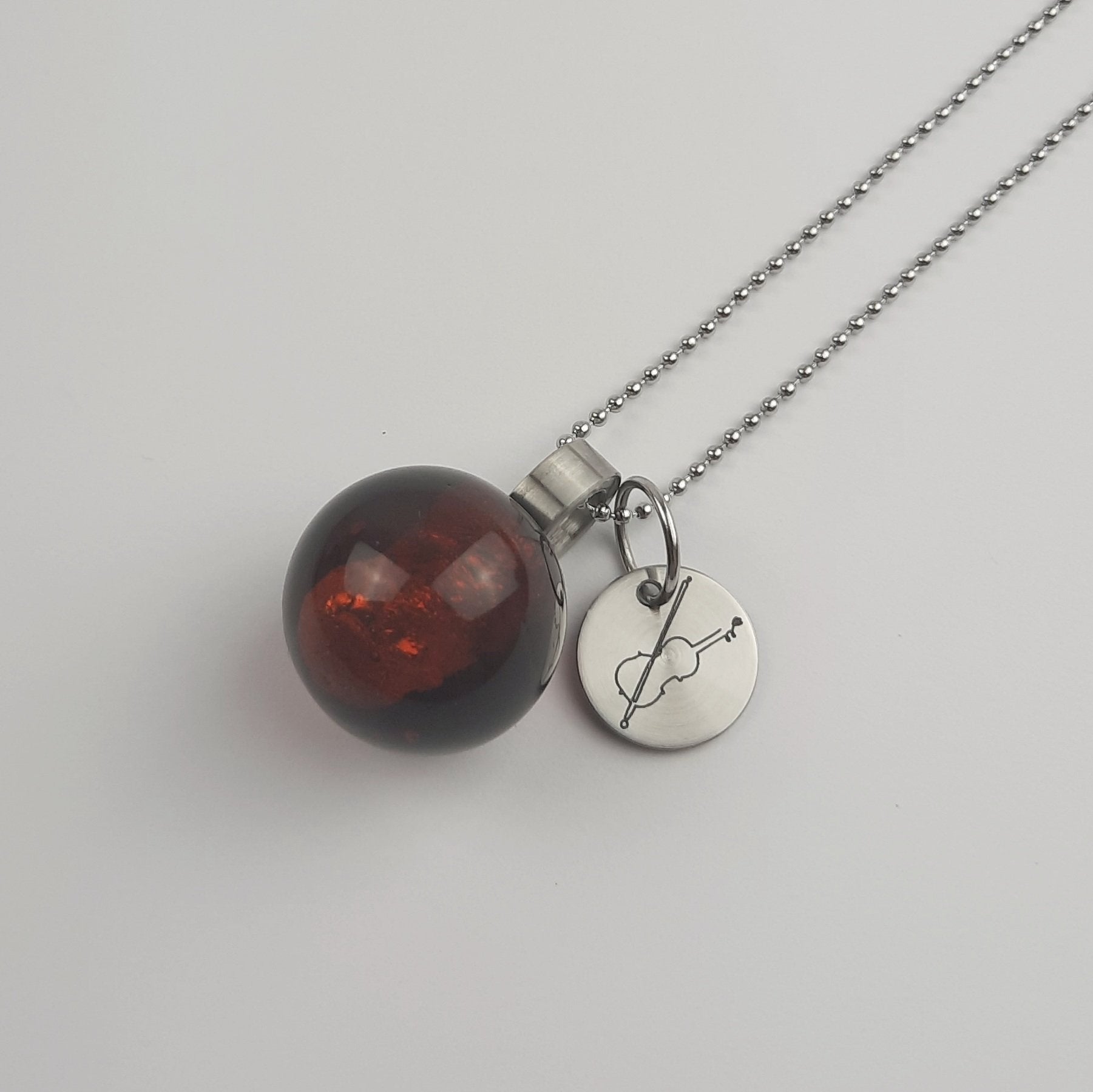 Musiker Kette One-Line Bratsche
