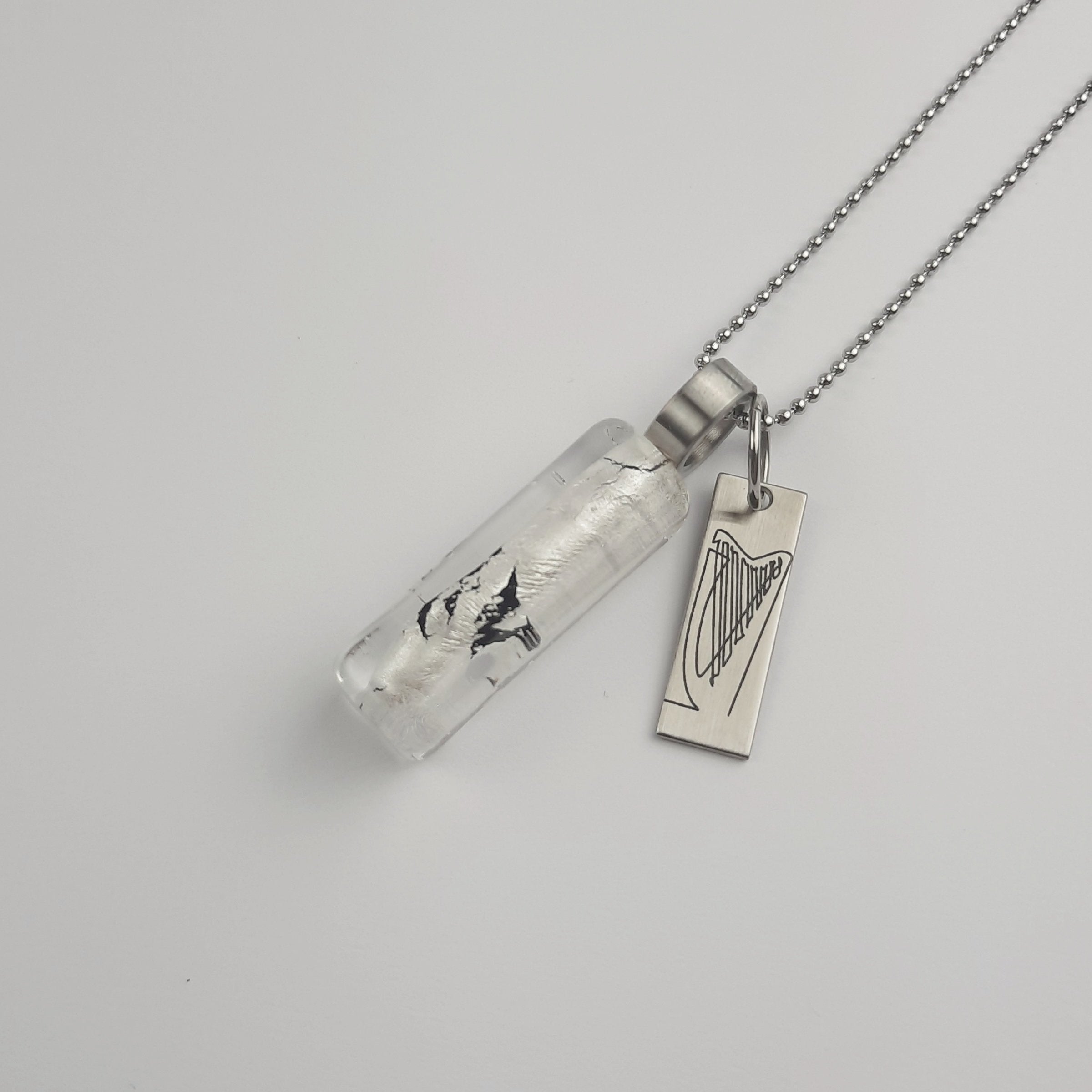 Musiker Kette One-Line Harfe