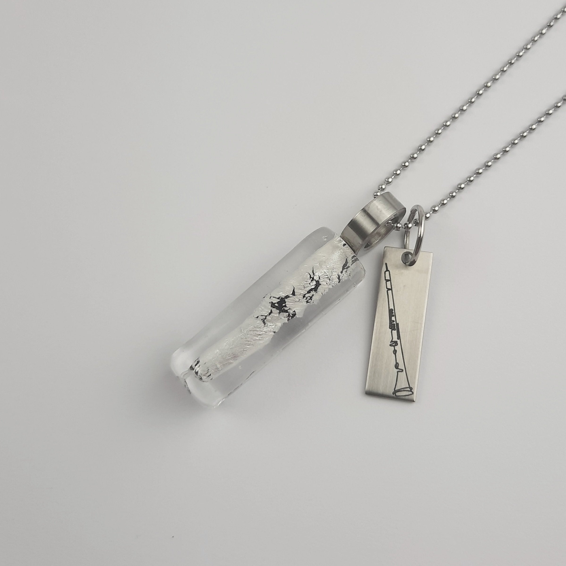 Musiker Kette One-Line Oboe
