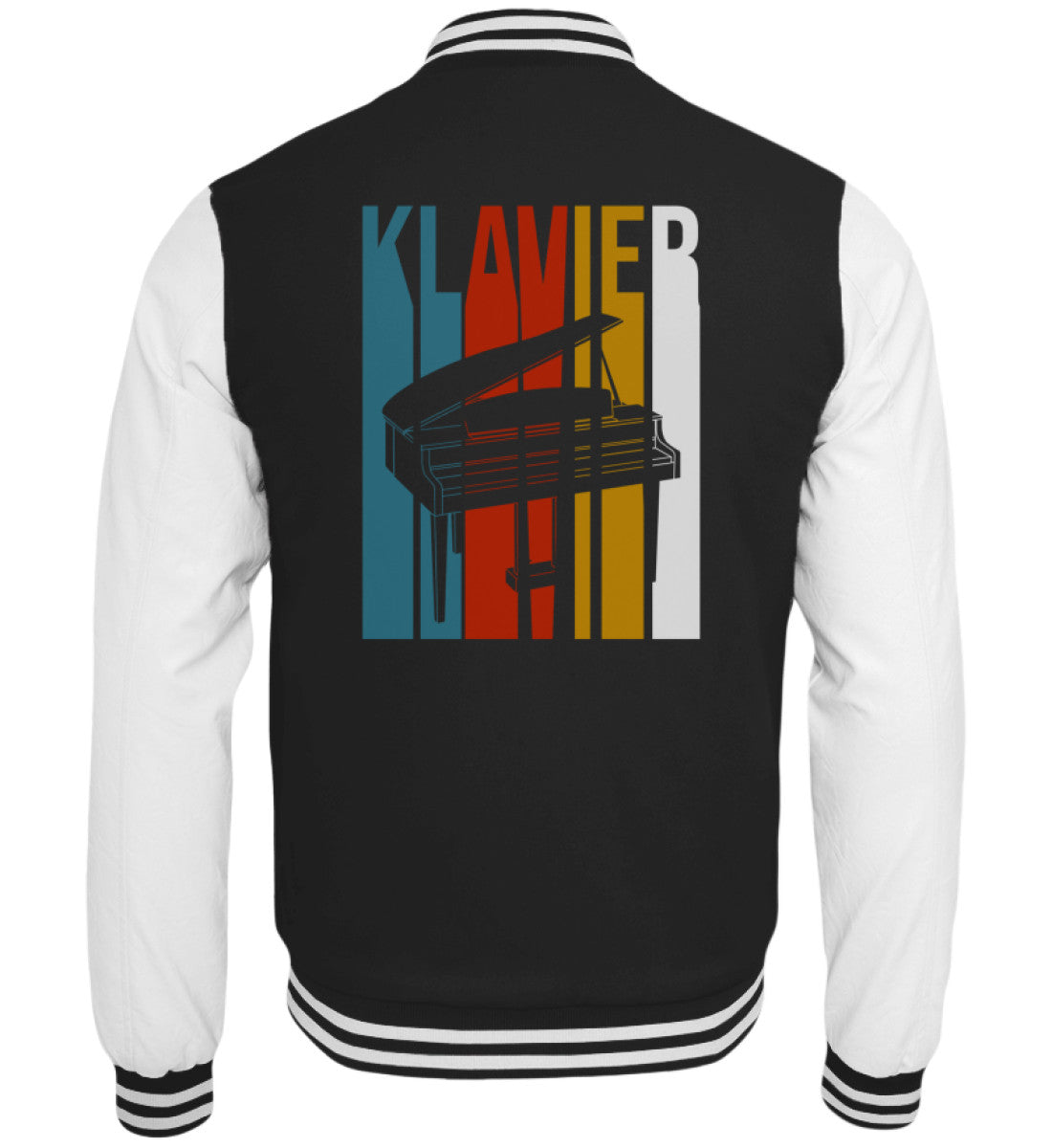 Klavier Retro College-Jacke