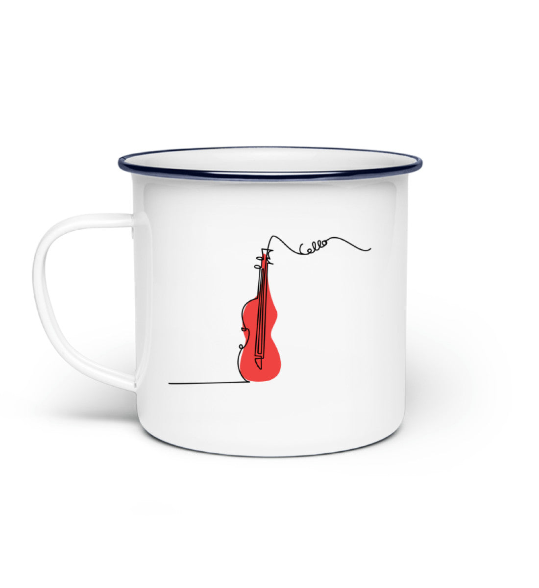Cello Emaille Tasse