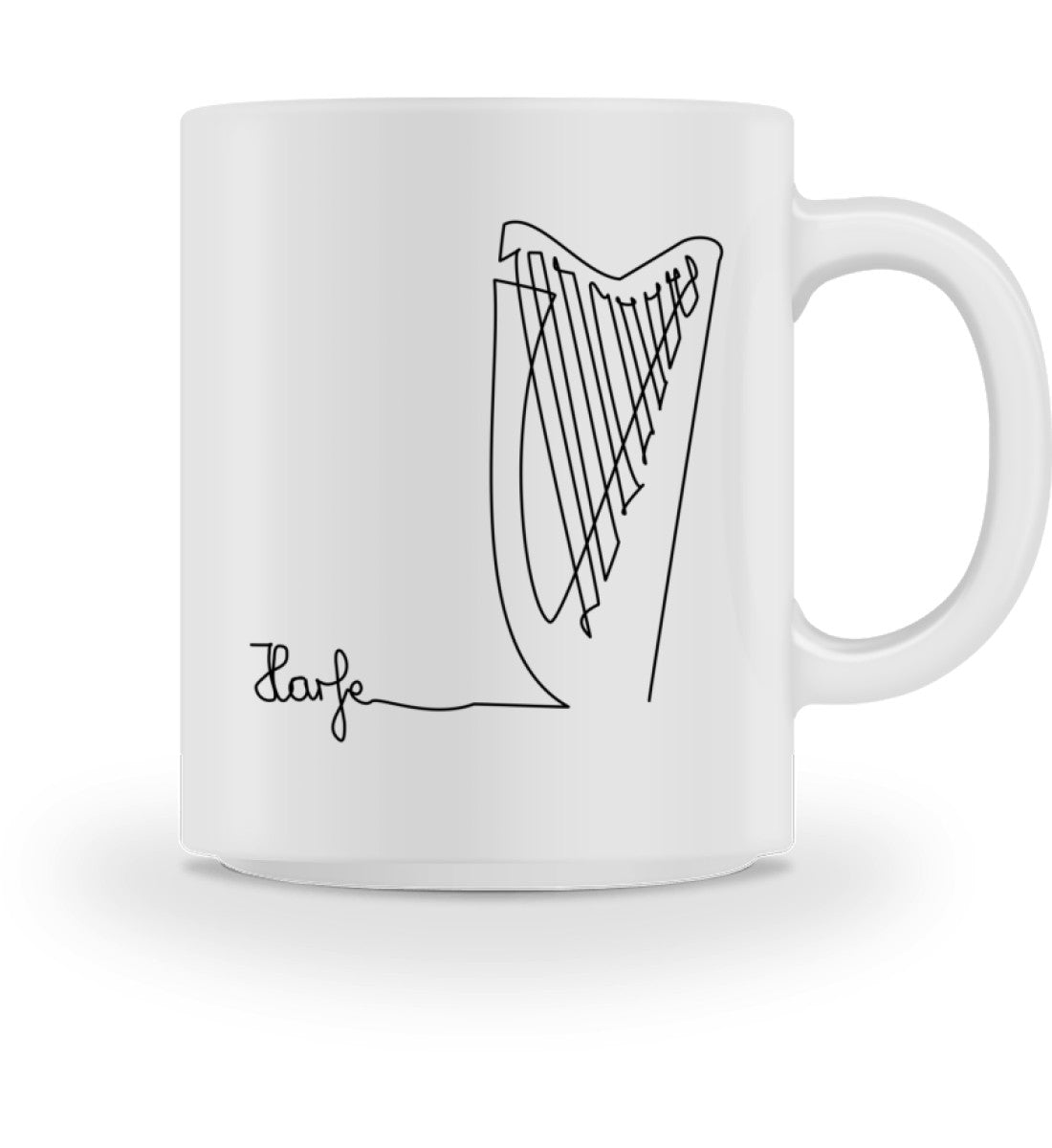 Harfe Kaffeetasse