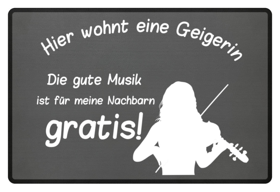 Musiker Geigen Fußmatte