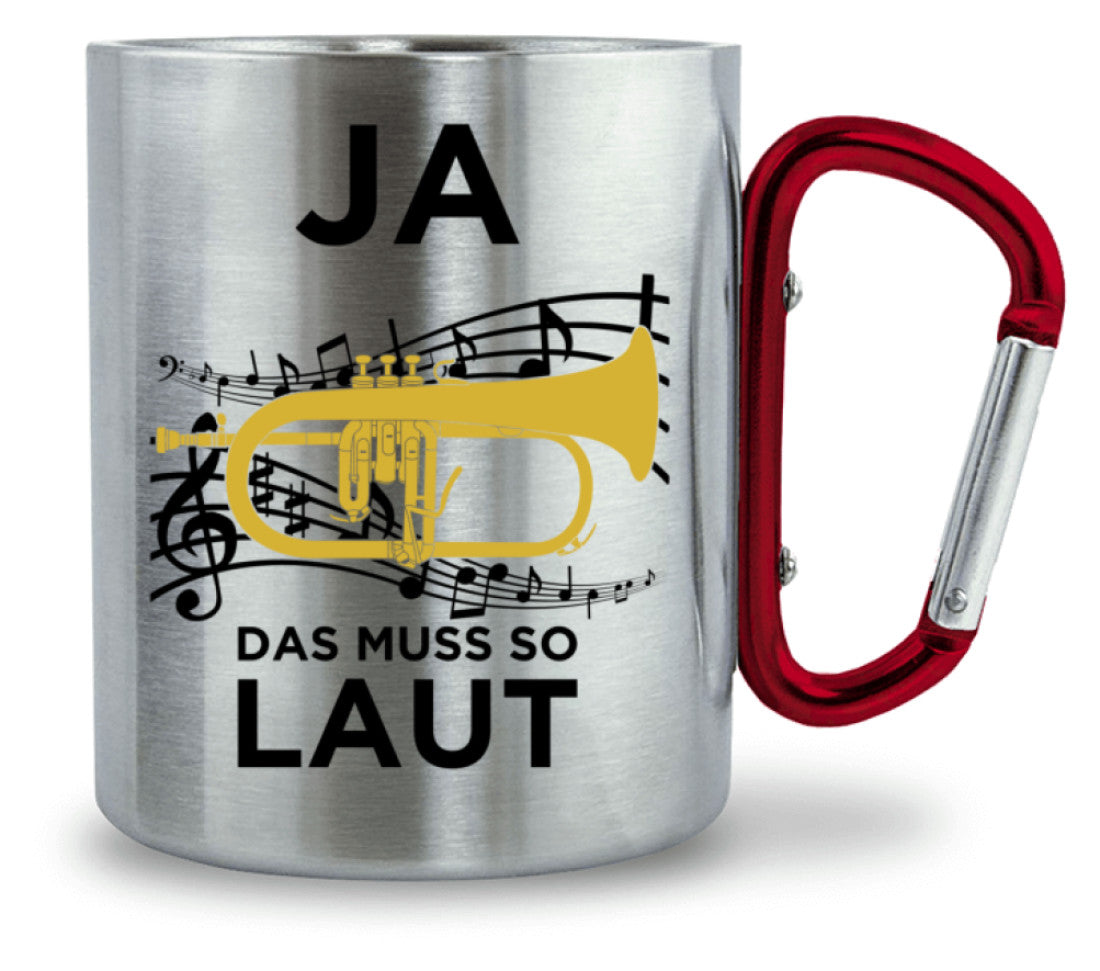 Edelstahl Tasse Flügelhorn