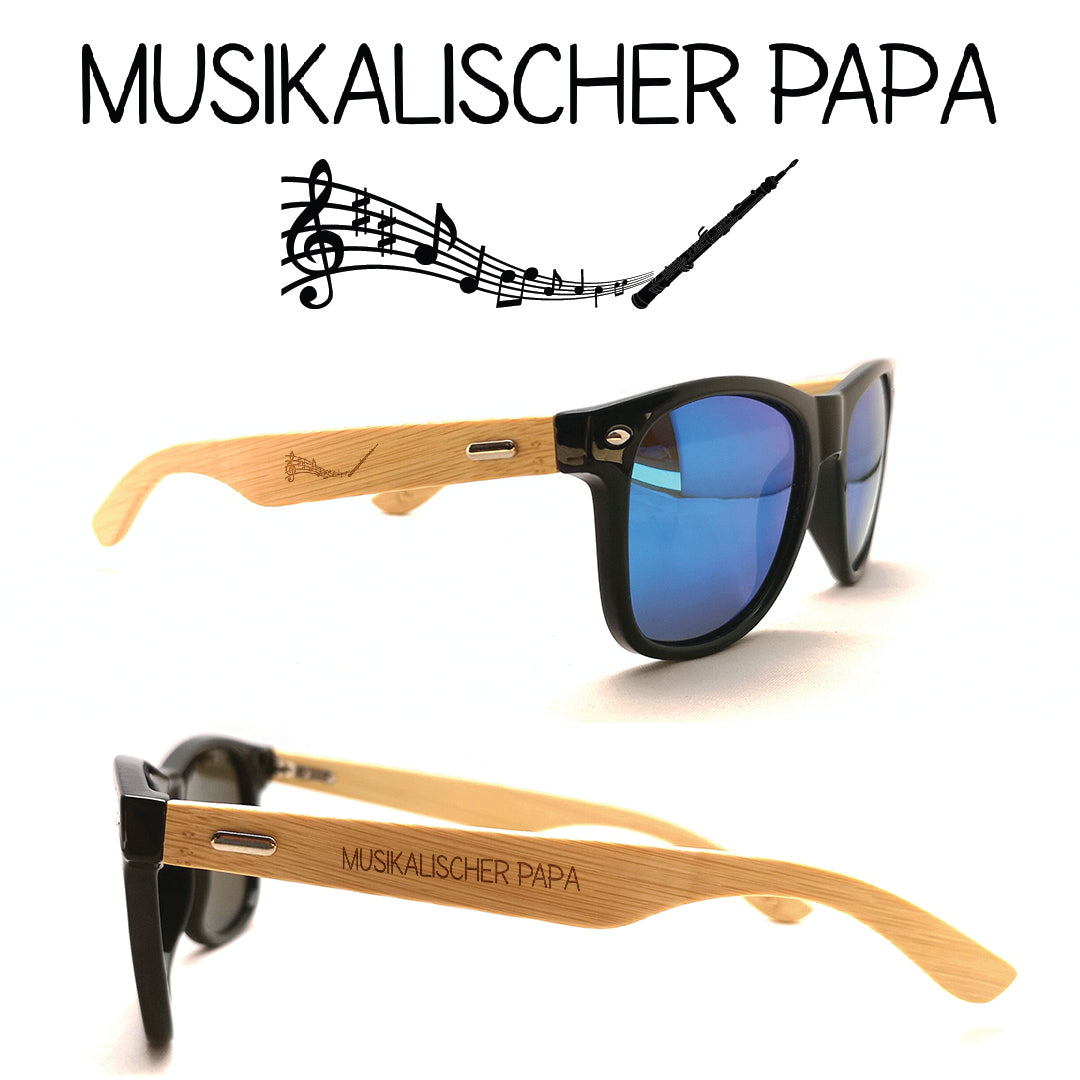 Musiker Sonnenbrillen Oboe Papa