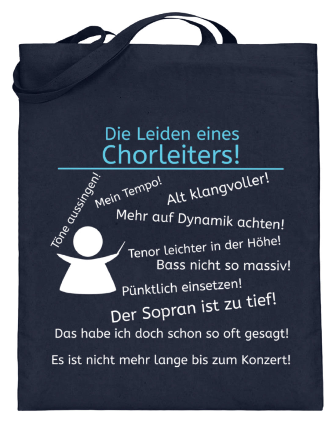 Lustige Chorleiter Notentasche