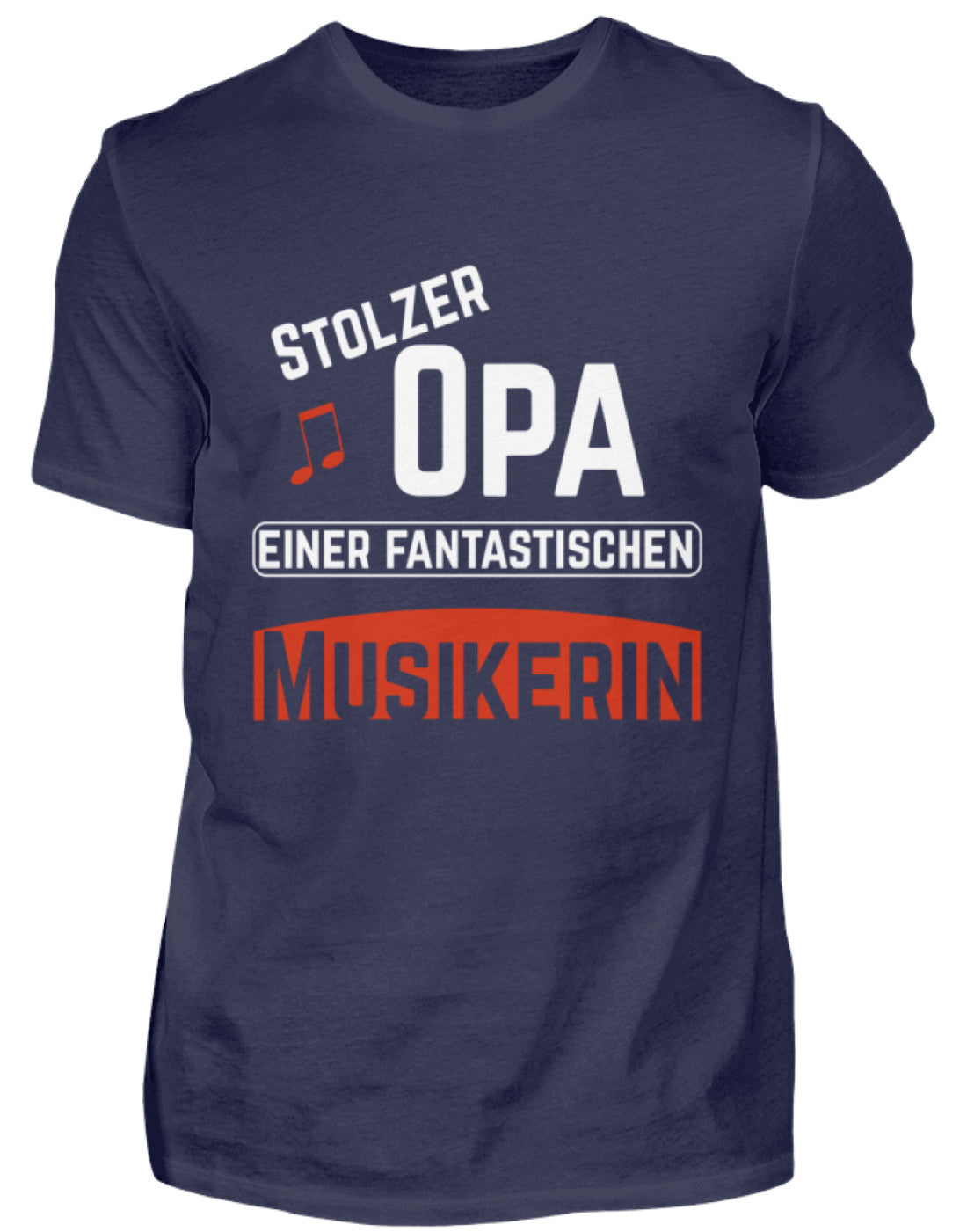 T-Shirt Stolzer Opa Musiker