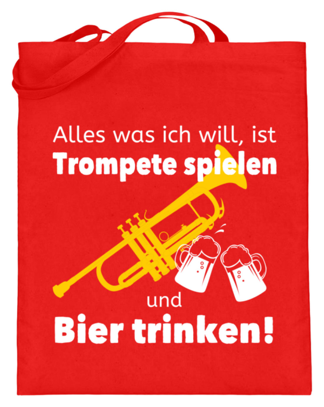 Lustige Trompete Notentasche
